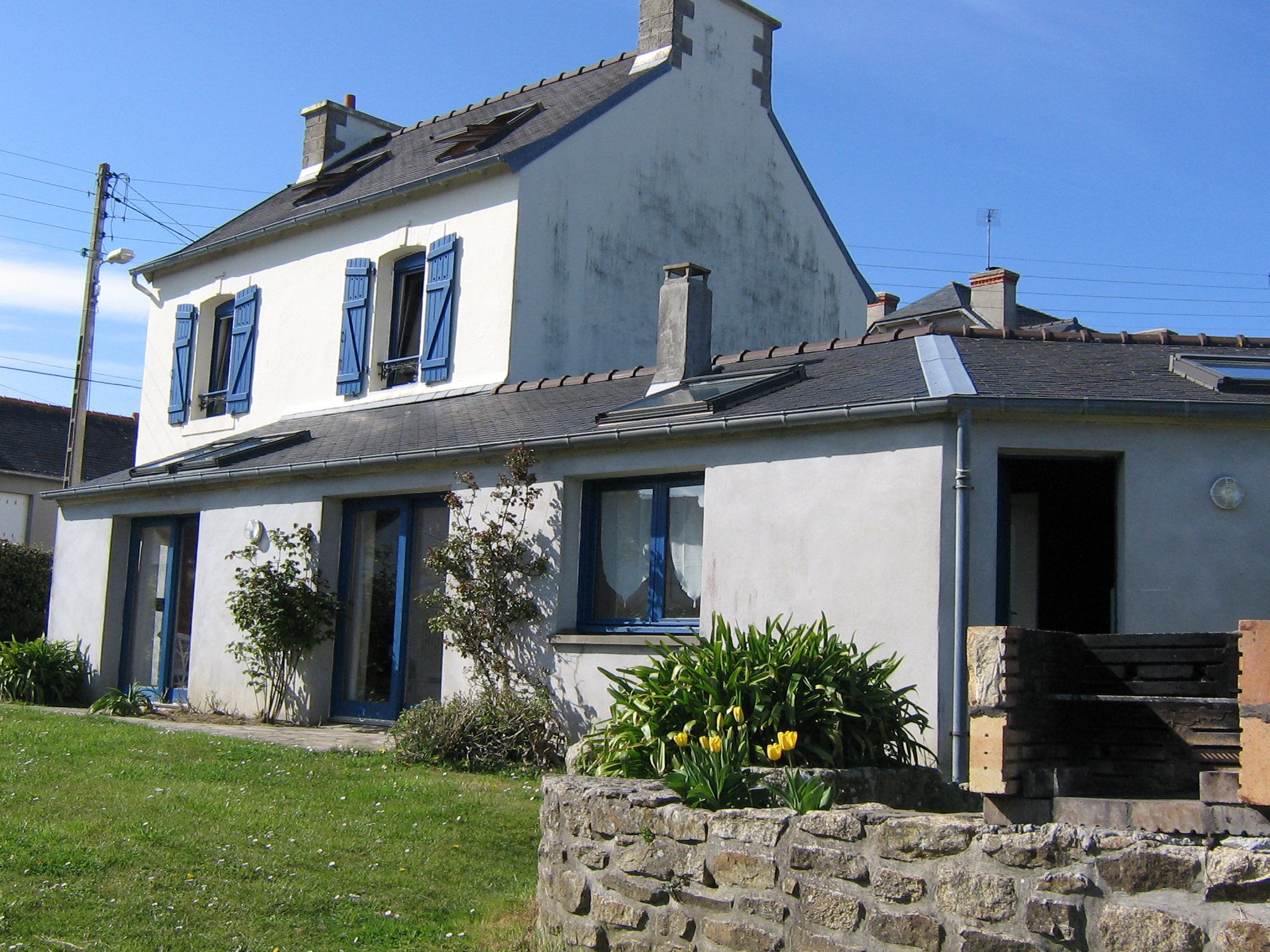 maison façade sud