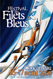 affiche fête filets bleus 2008