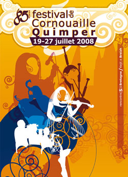 affiche fête de cornouaille 2008